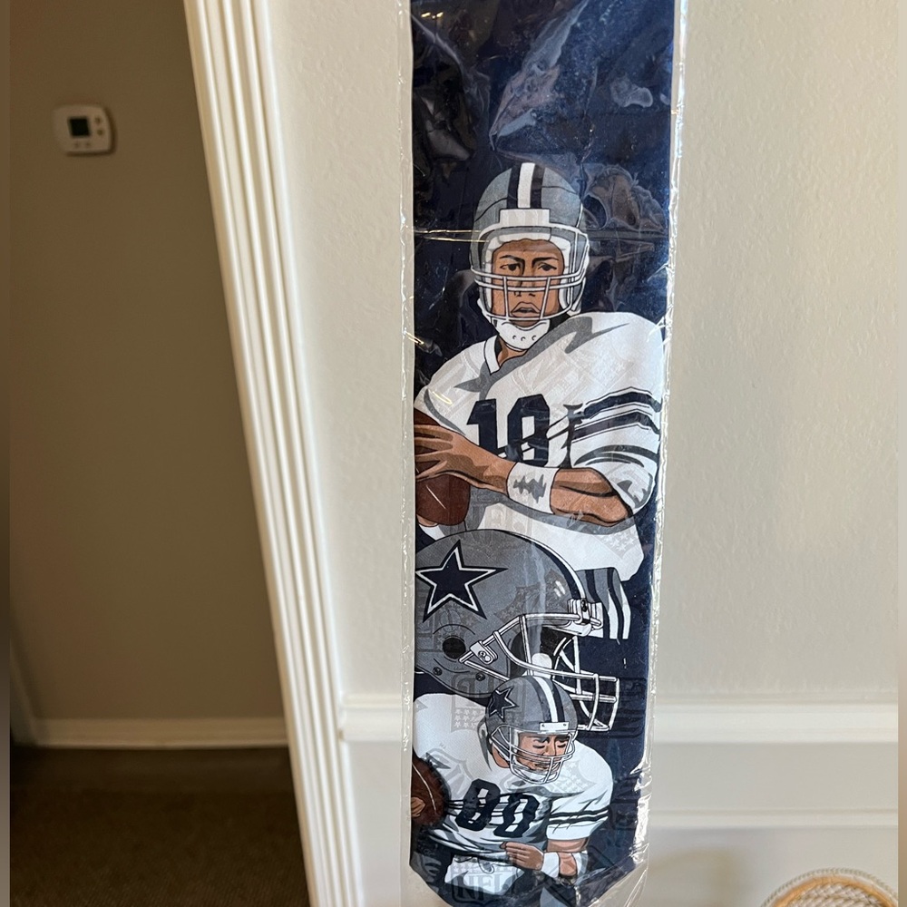 Dallas Cowboys Team NFL Navy Neck Tie